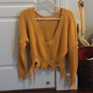 yellow LF Longsleeve sweater: perfect for fall